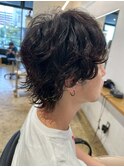 MEN'S HAIR/波巻きツイストスパイラル/メンズウルフ/表参道駅