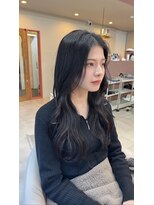 カルパ(calpa)&nbsp;【韓国風】小顔見せ☆顔周りレイヤー×くびれロング