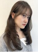 レイヤーカット/透けるブラウン[渋谷 渋谷駅 渋谷区]