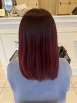 クリック 五井店(CLiC) ブリーチなしで叶う、深みレッド