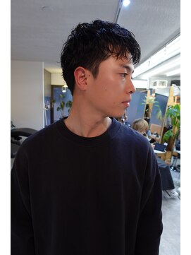 Thisday by nelke立川 　メンズカット/メンズパーマ/ブリーチ【3/1 NEW OPEN(予定)】 短髪ツイストスパイラルパーマスパイキーショートパーマメンズ