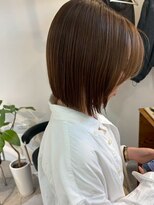  fit stand 千葉/ショートボブ/カット/パーマ/ダブルカラー/トリートメント/縮毛矯正&nbsp;イメチェン/ピンクベージュ/アンブレラカラー[千葉]