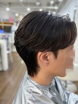 オーシャントーキョー 大阪(OCEAN TOKYO)&nbsp;ワックスなしツーブロックメンズセンターパートニュアンスパーマ