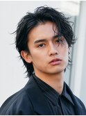 原宿ツイストスパイラルパートニュアンスパーマかき上げ刈り上げ