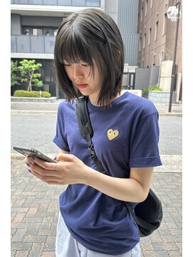 ニール 名古屋 伏見 丸の内(NEELU) 【RIE】柔らかオリーブグレージュボブ