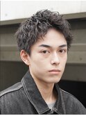 渋谷スパイキーショートパーマツイストパーマピンパーマ刈り上げ