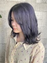 リサヘアーデザイン(RISA HAIR DESIGN)&nbsp;ラベンダーグレージュ ダブルカラー