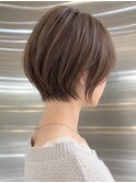 ワンホンレイヤ ー×ダークブルー[ショートボブ/ボブ/ショート]