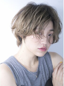 ヴィジョン(VISION) 【VISION】うざバング×グレーブロンド×クールショート