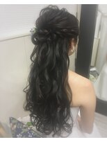 ヘアアンドケア エジェリラボ(hair&care egerie lab)&nbsp;編み込みダウンスタイル　egerie lab.スタイル