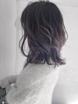 ヘアーアンドアトリエ マール(Hair&Atelier Marl) 【Marl】バイオレットのグラデーションカラー♪