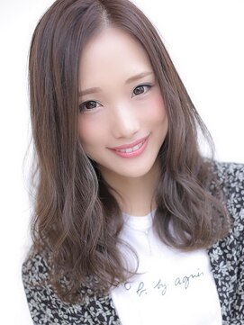 アグ ヘアー ピリカ 千歳店(Agu hair pirca) グレージュ×カールミディ