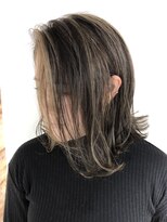 フォーク(FOLK)&nbsp;KASUMI 切りっぱなし×ミルクティーハイライト　【FOLK 恵比寿】