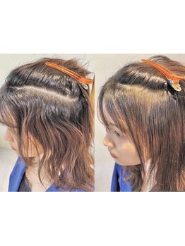 薬剤で傷んだ髪でも施術可能*自社開発の髪質改善,縮毛矯正でうる艶髪に◎[横浜/髪質改善/縮毛矯正/学割U24]