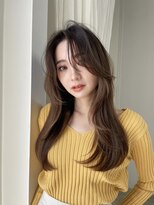 クイーン バイ ノイズ 西院(QUEEN by noism)&nbsp;韓国風 モカグレージュスタイル レイヤーカット