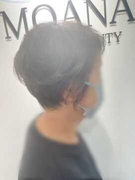 モアナ 逗子(MOANA) ショートヘア　インナーカラー