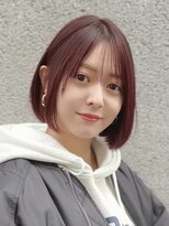 ティア(Tia.)&nbsp;（韓国ヘア/縮毛矯正/ピンク/内巻きボブ/きりっぱなしボブ）