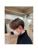 MEN'SHAIR/アップバング/ツーブロック/束感ショート/波巻き