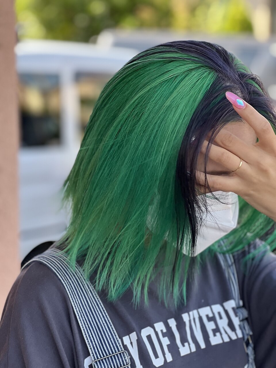 ダブルカラー蛍光グリーンr：L180895022｜フェアリーテール つきのわ店