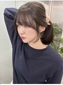顔周りレイヤーカット