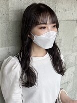 ビスクヘアデザイン(bisq hair design)&nbsp;韓国風　前髪カット　艶髪　くびれ巻き　サイドバング