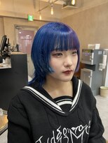 アジールヘア 東上野店(agir hair)&nbsp;ツートンカラー/パープルカラー/ブルーカラー【上野】