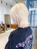 【ケアブリーチ使用♪】リタッチブリーチ＋フルカラー (根本3センチ以内)