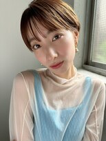 エレン 池袋(ElEn.)&nbsp;似合わせ小顔カット×ショートボブ　ベージュ　髪質改善