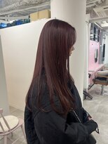 ガーランドウメダ(Garland umeda)&nbsp;【ブリーチなし】チェリーレッド♪  Sayaka