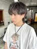 メンズカット＋ブリーチカラー（スパ、眉カット付）