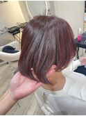 ピンク★ショートボブ