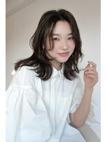 ソイクフ 四条大宮店(SOY-KUFU)&nbsp;大人可愛い20代30代40代ニュアンスパーマブルーブラック