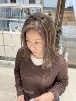 ステアケース 武蔵小杉店(stair:case)&nbsp;外国人風ハイライト/3Dカラー/白髪ぼかし/大人ヘア