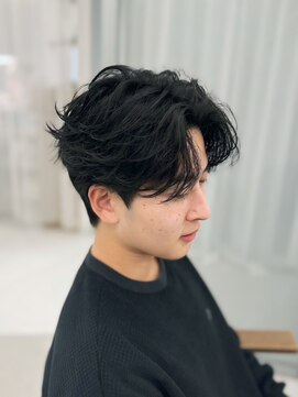 バース 梅田中崎町店(BIRTH) ニュアンスパーマフェザーパーマセンターパートワンカールパーマ