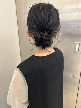 パーク なんば本店(PARK.) シニヨンアレンジ