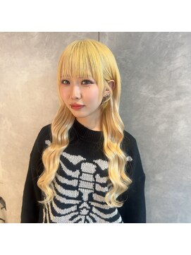 ガルボヘアー 心斎橋店(garbohair) プルエクステ10代20大丈夫ブロンドロング大阪エクステ