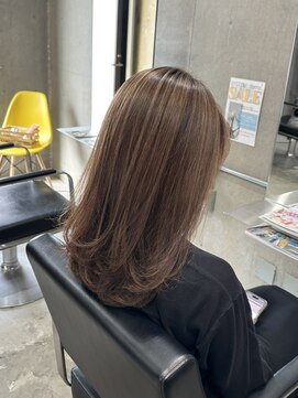 ラック 表参道(LUCK) レイヤーハイライト/デザインカラー/くすみベージュ/表参道/原宿