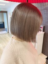 クォーターシーズンズ 茗荷谷(QUARTER SEASONS)&nbsp;切りっぱなしボブ　ハイトーンカラー