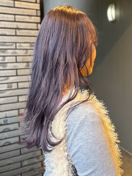 ロティー(loty) ラベンダーカラー　ブリーチ　透明感カラー　ハイトーン