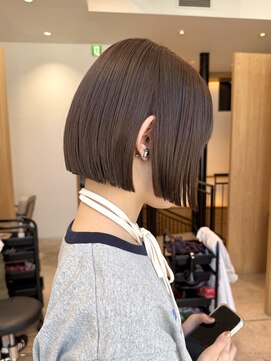 シーバイラヴィズム けやき通り2号店(Sea by LUVISM) ボブ/ミニボブ/ブラウンカラー/縮毛矯正