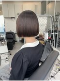 乾かすだけで良いボブに。