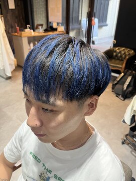 スウェル 柏店(Swell) MEN’S HAIR/サーフカール/刈り上げセンターパート/柏