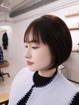 ハット(HUT) 『30~40代』ショート ボブ ショートカット 白髪ぼかし