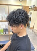 縦落ちツイストスパイラルパーマ