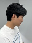 マッシュ/黒髪/ナチュラルマッシュ/メンズ/ツーブロック