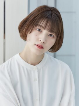 アンフィニー 銀座(ANFINI) 『アンフィニー東銀座』大人可愛い小顔ショートボブ丸み前下がり