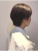 大人美シルエットショートボブ