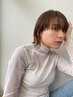 【梅雨対策♪】顔周りストレート+カット+クイックトリートメント