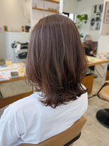 オートル 綱島店(AUTRE by FUGA hair)&nbsp;ミディアムレイヤー＊白髪ぼかしハイライト/透明感ベージュ