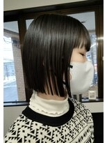 ニコ(nico...) まとまるぱっつんボブ